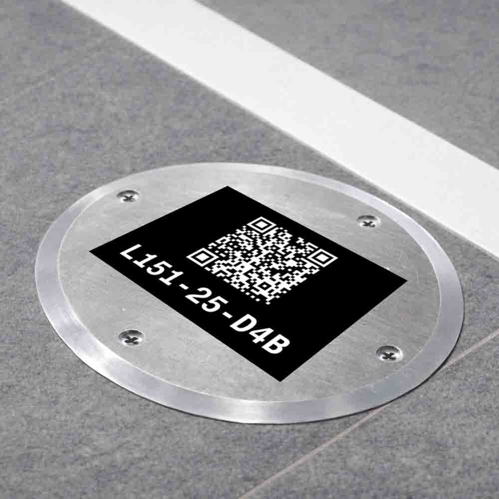 TroLase Security Foil Glossy Black/White | Trotec