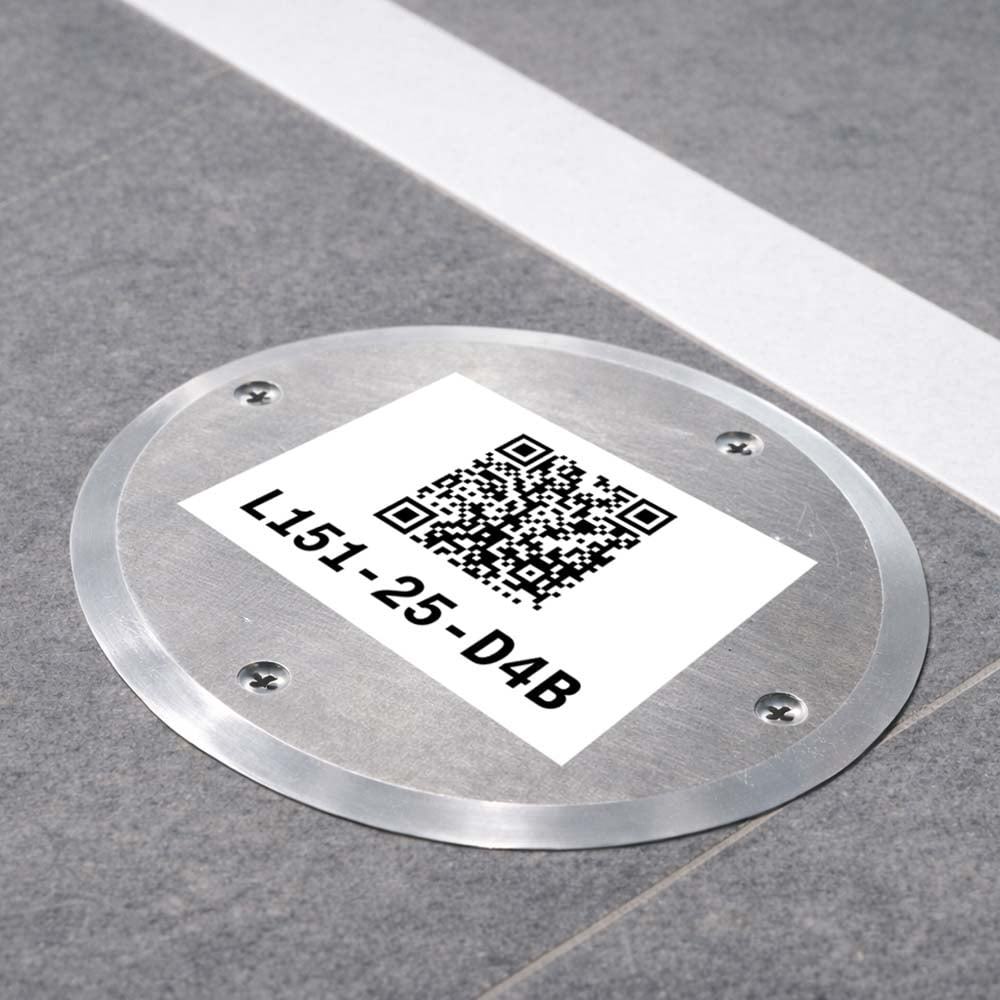 TroLase Security Foil Glossy White/Black | Trotec